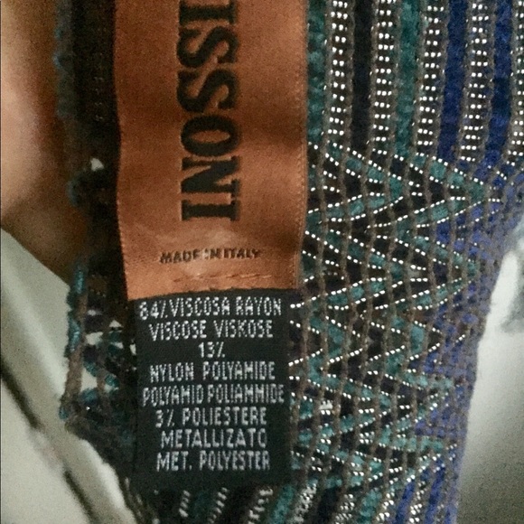 Missoni Purple Pink Metallic Shawl/Scarf - Picture 5 of 8